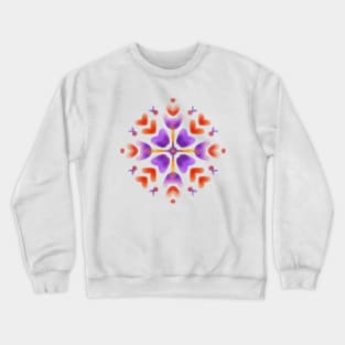 Watercolor Phulkari Design Minimal Art GC-127-06 Crewneck Sweatshirt